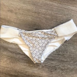 Laplace grey and white bikini bottoms